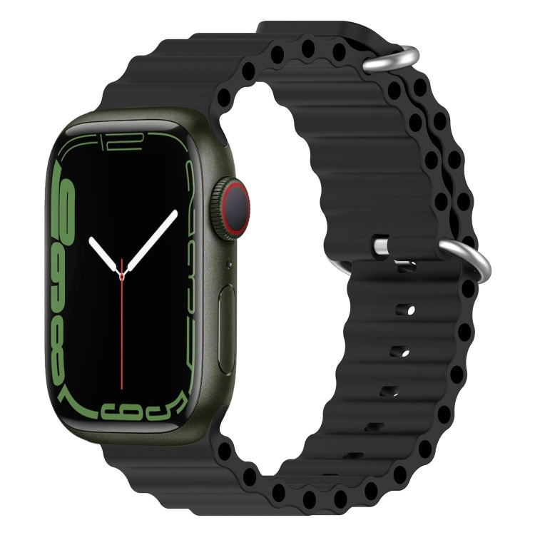 Ocean Silikon-Uhrenarmband, für Apple Watch Series 8 &amp; 7 (41 mm), für Apple Watch Series 8 &amp; 7 (41 mm) / SE 2 &amp; 6 &amp; SE 5 &amp; 4 (40 mm)