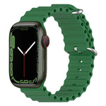 Ocean Silikon-Uhrenarmband, für Apple Watch Series 8 &amp; 7 (41 mm), für Apple Watch Series 8 &amp; 7 (41 mm) / SE 2 &amp; 6 &amp; SE 5 &amp; 4 (40 mm)