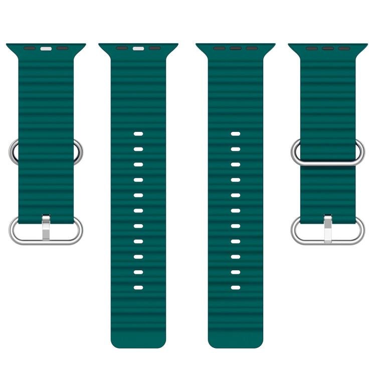 Ocean Silikon-Uhrenarmband, für Apple Watch Series 8 &amp; 7 (41 mm), für Apple Watch Series 8 &amp; 7 (41 mm) / SE 2 &amp; 6 &amp; SE 5 &amp; 4 (40 mm)