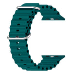 Ocean Silikon-Uhrenarmband, für Apple Watch Series 8 &amp; 7 (41 mm), für Apple Watch Series 8 &amp; 7 (41 mm) / SE 2 &amp; 6 &amp; SE 5 &amp; 4 (40 mm)