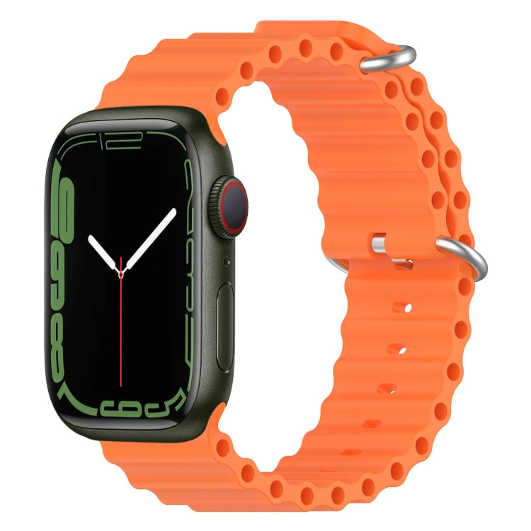 Ocean Silikon-Uhrenarmband, für Apple Watch Series 8 &amp; 7 (41 mm), für Apple Watch Series 8 &amp; 7 (41 mm) / SE 2 &amp; 6 &amp; SE 5 &amp; 4 (40 mm)