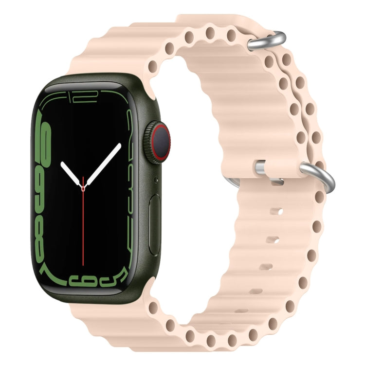Ocean Silikon-Uhrenarmband, für Apple Watch Series 8 &amp; 7 (41 mm), für Apple Watch Series 8 &amp; 7 (41 mm) / SE 2 &amp; 6 &amp; SE 5 &amp; 4 (40 mm)