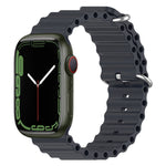 Ocean Silikon-Uhrenarmband, für Apple Watch Series 8 &amp; 7 (41 mm), für Apple Watch Series 8 &amp; 7 (41 mm) / SE 2 &amp; 6 &amp; SE 5 &amp; 4 (40 mm)