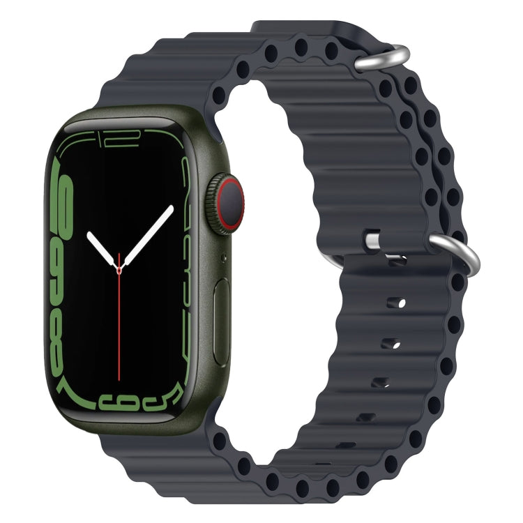 Ocean Silikon-Uhrenarmband, für Apple Watch Series 8 &amp; 7 (41 mm), für Apple Watch Series 8 &amp; 7 (41 mm) / SE 2 &amp; 6 &amp; SE 5 &amp; 4 (40 mm)