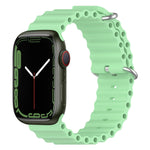Ocean Silikon-Uhrenarmband, für Apple Watch Series 8 &amp; 7 (41 mm), für Apple Watch Series 8 &amp; 7 (41 mm) / SE 2 &amp; 6 &amp; SE 5 &amp; 4 (40 mm)