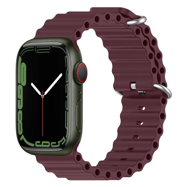 Ocean Silikon-Uhrenarmband, für Apple Watch Series 8 &amp; 7 (41 mm), für Apple Watch Series 8 &amp; 7 (41 mm) / SE 2 &amp; 6 &amp; SE 5 &amp; 4 (40 mm)