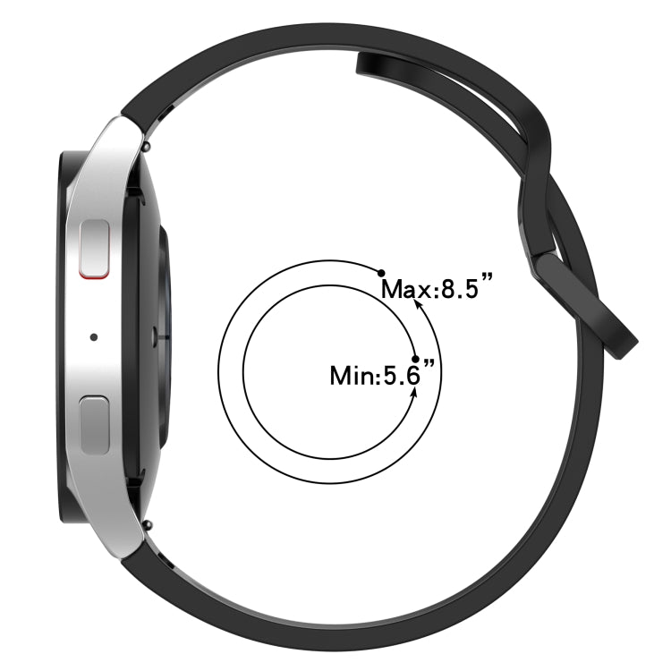 Zweifarbiges Silikon-Armband, für Samsung Galaxy Watch5 40mm / 44mm