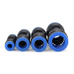LAIZE 10 Stück PU Kunststoff Pneumatischer Schnellkupplungsstecker, PU-4, PU-6, PU-8, PU-10, PU-12, PU-14, PU-16