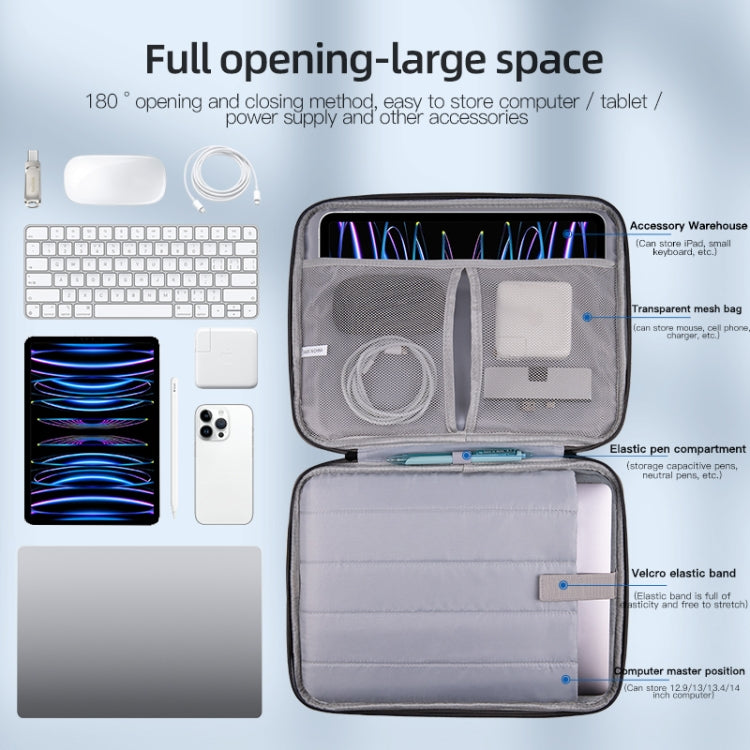 Tragbare Lammfellstruktur Leder Tasche, Für 9.7-11 Zoll Laptop, Für 12.9-13 Zoll Laptop