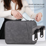 Tragbare Lammfellstruktur Leder Tasche, Für 9.7-11 Zoll Laptop, Für 12.9-13 Zoll Laptop