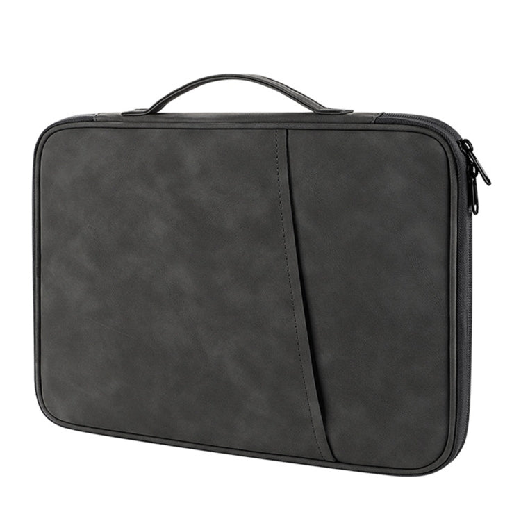 Tragbare Lammfellstruktur Leder Tasche, Für 9.7-11 Zoll Laptop, Für 12.9-13 Zoll Laptop