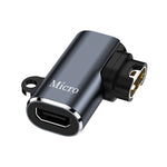 For Garmin Watch Charging Adapter, DC5.5 x 2.1 Straight, DC5.5 x 2.1 90 Elbow, 8 Pin 90 Elbow, Type-C 90 Elbow, Type-C Straight, Type-C Side Elbow, Micro USB Side Elbow, Micro USB Straight, 8 Pin Straight, 8 Pin Side Elbow, Micro USB 90 Elbow