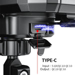 Motorcycle / Bicycle Handlebar Wireless Charging Waterproof Box Mobile Phone Holder, M18S-A1, M18L-A1
