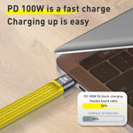 100W 10Gbps USB-C/Type-C zu USB-C/Type-C FPC Flexibles Datenkabel, Länge: 13.8cm, 10Gbps USB-C/Type-C zu USB-C/Type-C