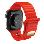 Atmungsaktives hautfreundliches Silikon für Apple Watch, Ultra 49mm / Series 8&7 45mm / SE 2&6&SE&5&4 44mm / 3&2&1 42mm, Series 8&7 41mm / SE 2&6&SE&5&4 40mm / 3&2&1 38mm