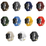 Atmungsaktives hautfreundliches Silikon für Apple Watch, Ultra 49mm / Series 8&7 45mm / SE 2&6&SE&5&4 44mm / 3&2&1 42mm, Series 8&7 41mm / SE 2&6&SE&5&4 40mm / 3&2&1 38mm