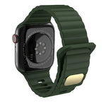 Atmungsaktives hautfreundliches Silikon für Apple Watch, Ultra 49mm / Series 8&7 45mm / SE 2&6&SE&5&4 44mm / 3&2&1 42mm, Series 8&7 41mm / SE 2&6&SE&5&4 40mm / 3&2&1 38mm