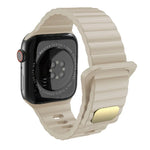 Atmungsaktives hautfreundliches Silikon für Apple Watch, Ultra 49mm / Series 8&7 45mm / SE 2&6&SE&5&4 44mm / 3&2&1 42mm, Series 8&7 41mm / SE 2&6&SE&5&4 40mm / 3&2&1 38mm