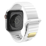 Atmungsaktives hautfreundliches Silikon für Apple Watch, Ultra 49mm / Series 8&7 45mm / SE 2&6&SE&5&4 44mm / 3&2&1 42mm, Series 8&7 41mm / SE 2&6&SE&5&4 40mm / 3&2&1 38mm