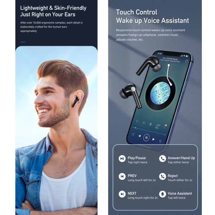 awei T1 Pro Echte Sport Ohrhörer Mit Ladeetui, T1 Pro