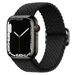 Buckle Nylon Braided Watch Band, For Apple Watch Series 8&7 41mm / SE 2&6&SE&5&4 40mm / 3&2&1 38mm, For Apple Watch Series 8&7 41mm / SE 2