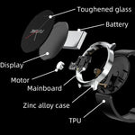 KS02 1,32 Zoll Smartwatch unterstützt Blutzuckermessung, Blutdruckmessung, Blutsauerstoffmessung, KS02