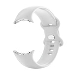 Für Google Pixel Watch 4 / 3 / 2 / 1 41 mm einfarbiges Silikonarmband, Herren, Damen