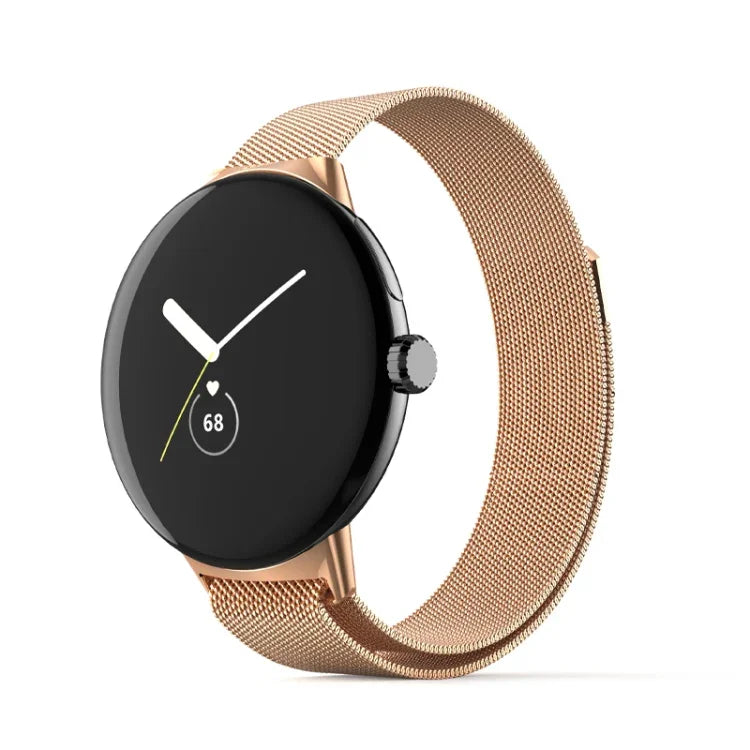Milanaise-Armband aus Edelstahl, passend für Google Pixel Watch