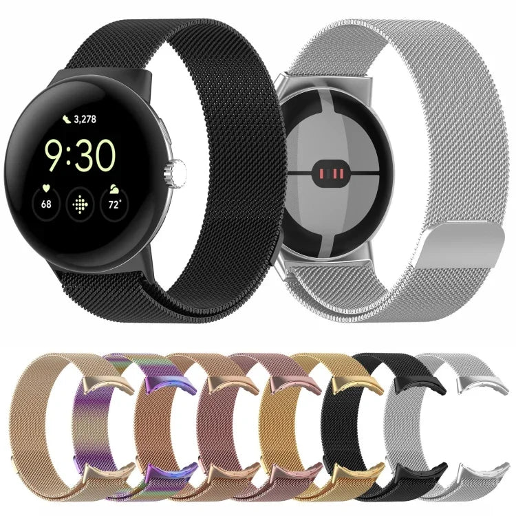 Milanaise-Armband aus Edelstahl, passend für Google Pixel Watch