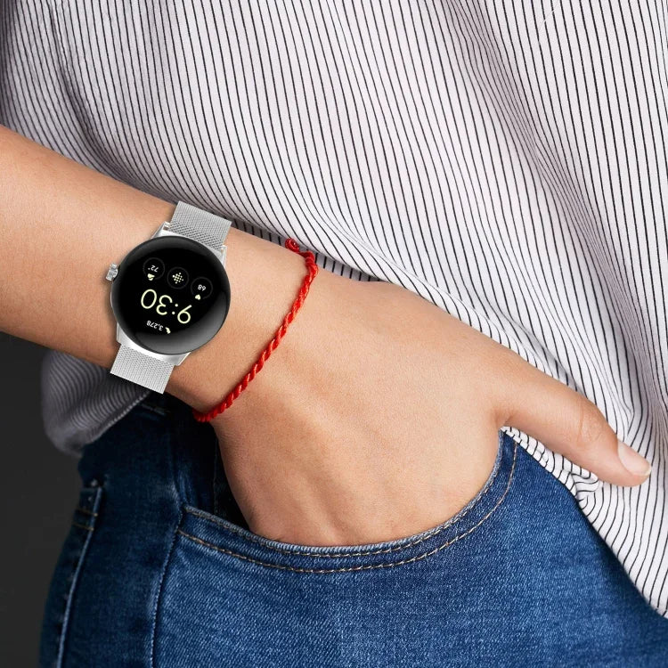 Milanaise-Armband aus Edelstahl, passend für Google Pixel Watch