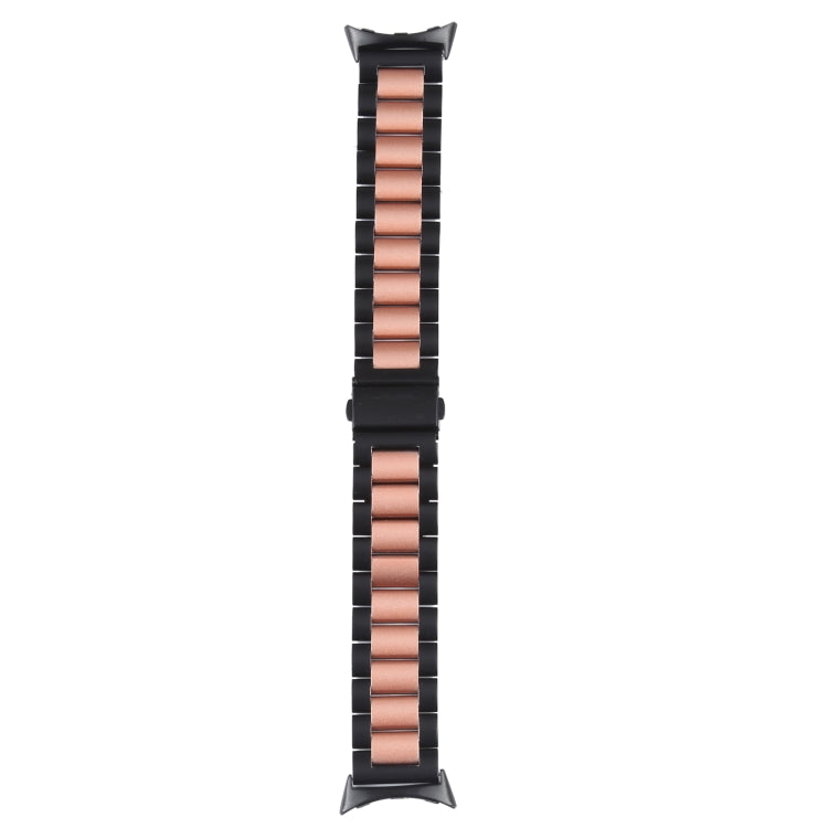 Dreifarbiges Edelstahl-Uhrenarmband, passend für Google Pixel Watch 4 / 3 / 2 / 1 (41 mm)