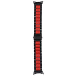 Dreifarbiges Edelstahl-Uhrenarmband, passend für Google Pixel Watch 4 / 3 / 2 / 1 (41 mm)