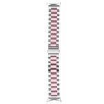 Dreifarbiges Edelstahl-Uhrenarmband, passend für Google Pixel Watch 4 / 3 / 2 / 1 (41 mm)
