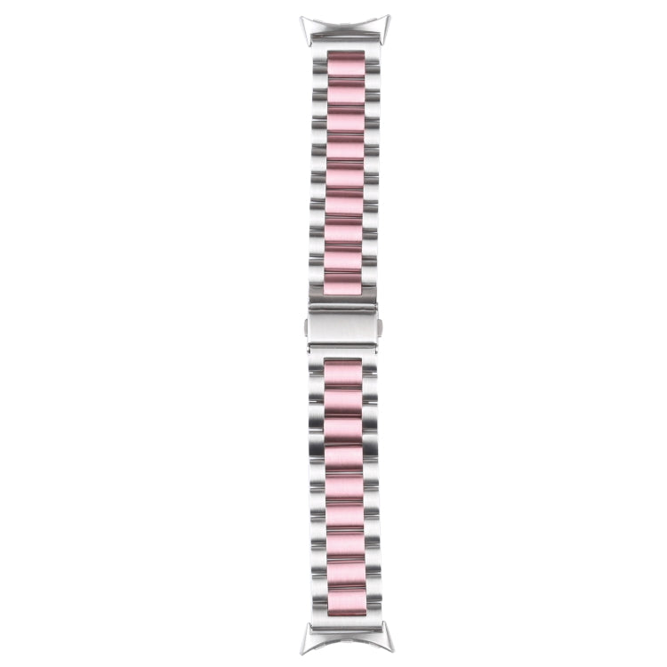 Dreifarbiges Edelstahl-Uhrenarmband, passend für Google Pixel Watch 4 / 3 / 2 / 1 (41 mm)