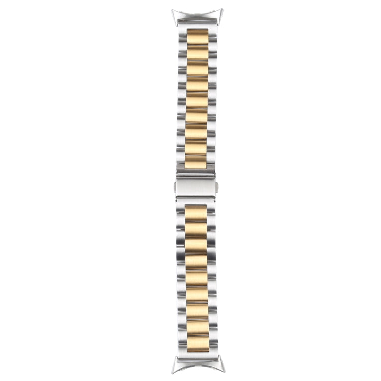 Dreifarbiges Edelstahl-Uhrenarmband, passend für Google Pixel Watch 4 / 3 / 2 / 1 (41 mm)