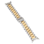 Dreifarbiges Edelstahl-Uhrenarmband, passend für Google Pixel Watch 4 / 3 / 2 / 1 (41 mm)