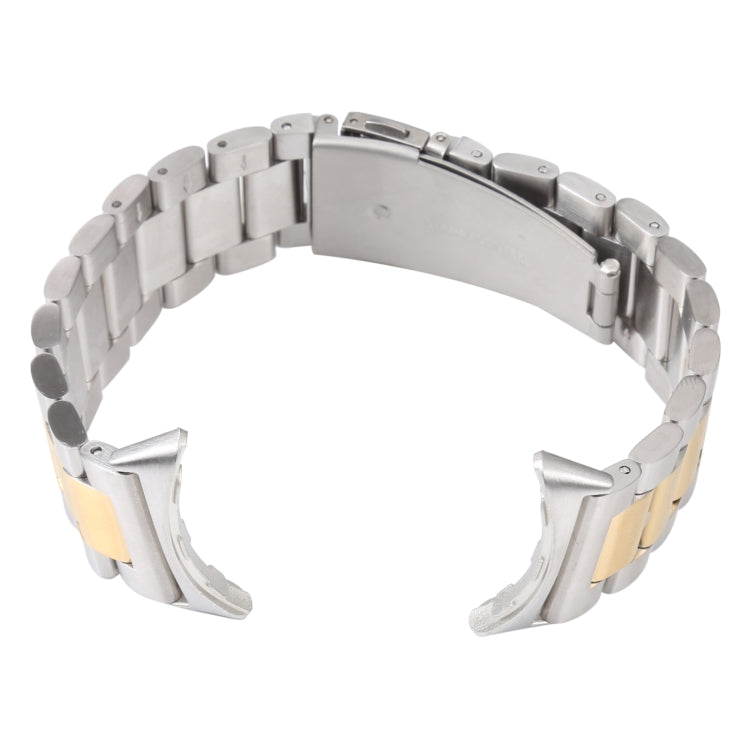 Dreifarbiges Edelstahl-Uhrenarmband, passend für Google Pixel Watch 4 / 3 / 2 / 1 (41 mm)