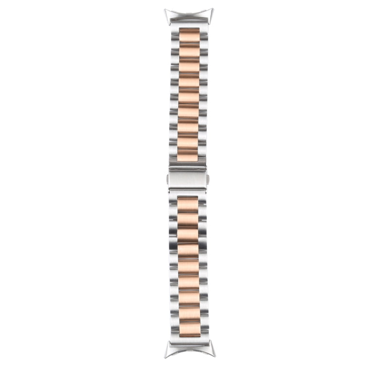 Dreifarbiges Edelstahl-Uhrenarmband, passend für Google Pixel Watch 4 / 3 / 2 / 1 (41 mm)