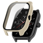 PC + Tempered Glass Integrated Protective Watch Case, For Amazfit GTS 4