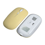 1600dpi Bluetooth 2.4G Dual-Mode Funkmaus, Bluetooth + 2.4G (Weiß), Bluetooth + 2.4G (Schwarz), Bluetooth + 2.4G (Rosa), Bluetooth + 2.4G (Lila), Bluetooth + 2.4G (Gelb), Bluetooth + 2.4G (Blau), Bluetooth + 2.4G (Mintgrün)