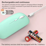 1600dpi Bluetooth 2.4G Dual-Mode Funkmaus, Bluetooth + 2.4G (Weiß), Bluetooth + 2.4G (Schwarz), Bluetooth + 2.4G (Rosa), Bluetooth + 2.4G (Lila), Bluetooth + 2.4G (Gelb), Bluetooth + 2.4G (Blau), Bluetooth + 2.4G (Mintgrün)