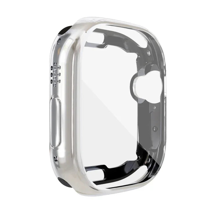Komplett beschichtetes, stoßfestes TPU-Gehäuse, passend für Apple Watch 9/8/7 (45 mm), Apple Watch 8/7 (45 mm) und Apple Watch 9/8/7 (41 mm).