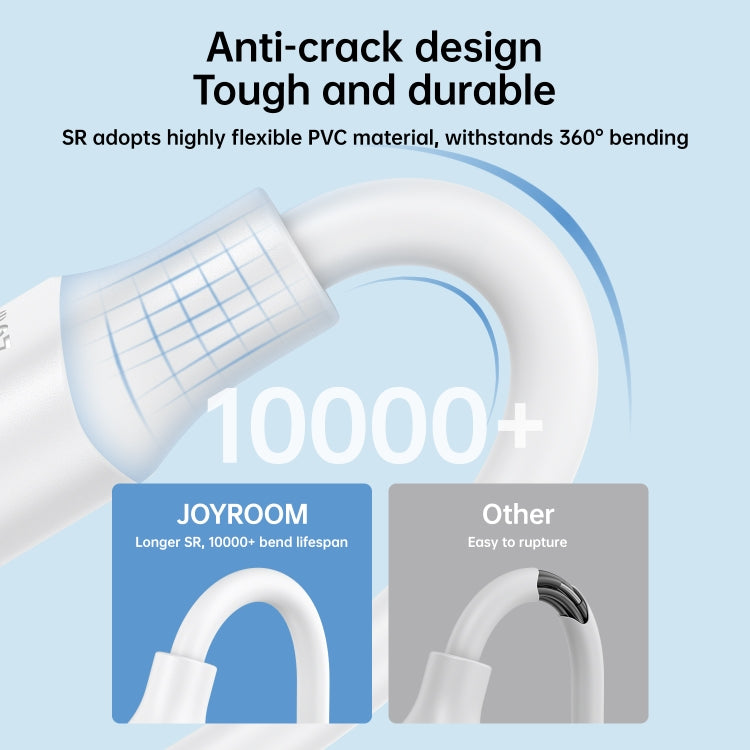 JOYROOM S-UL012A9 2,4A USB zu 8 Pin Schnelllade-Datenkabel, 2m, 1m, 0,25m