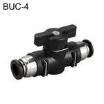 LAIZE Manuelles Ventil Pneumatischer Schnellkupplungsstecker, BUC-4, BUC-6, BUC-8, BUC-10, BUC-12, HVFF-4, HVFF-6, HVFF-8, HVFF-10, HVFF-12