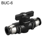 LAIZE Manuelles Ventil Pneumatischer Schnellkupplungsstecker, BUC-4, BUC-6, BUC-8, BUC-10, BUC-12, HVFF-4, HVFF-6, HVFF-8, HVFF-10, HVFF-12