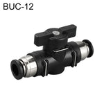 LAIZE Manuelles Ventil Pneumatischer Schnellkupplungsstecker, BUC-4, BUC-6, BUC-8, BUC-10, BUC-12, HVFF-4, HVFF-6, HVFF-8, HVFF-10, HVFF-12