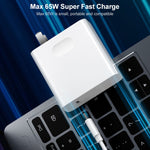 Für Huawei Laptops Netzteil, 65W Ladegerät, 65W Ladegerät + 1.5m Schnellladekabel, 65W Ladegerät + 2m Schnellladekabel