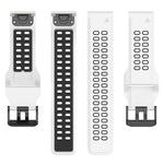 Quick Release Double Row Silicone Watch Band, For Garmin Descent G1 / Coros Vertix 22mm, For Garmin Enduro / Coros Vertix 2 26mm
