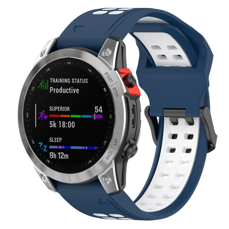 Quick Release Double Row Silicone Watch Band, For Garmin Descent G1 / Coros Vertix 22mm, For Garmin Enduro / Coros Vertix 2 26mm