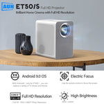 AUN ET50 4 Zoll 180 Lumen 1920x1080P Smart LED Mini Beamer, US Stecker, EU Stecker, UK Stecker, AU Stecker